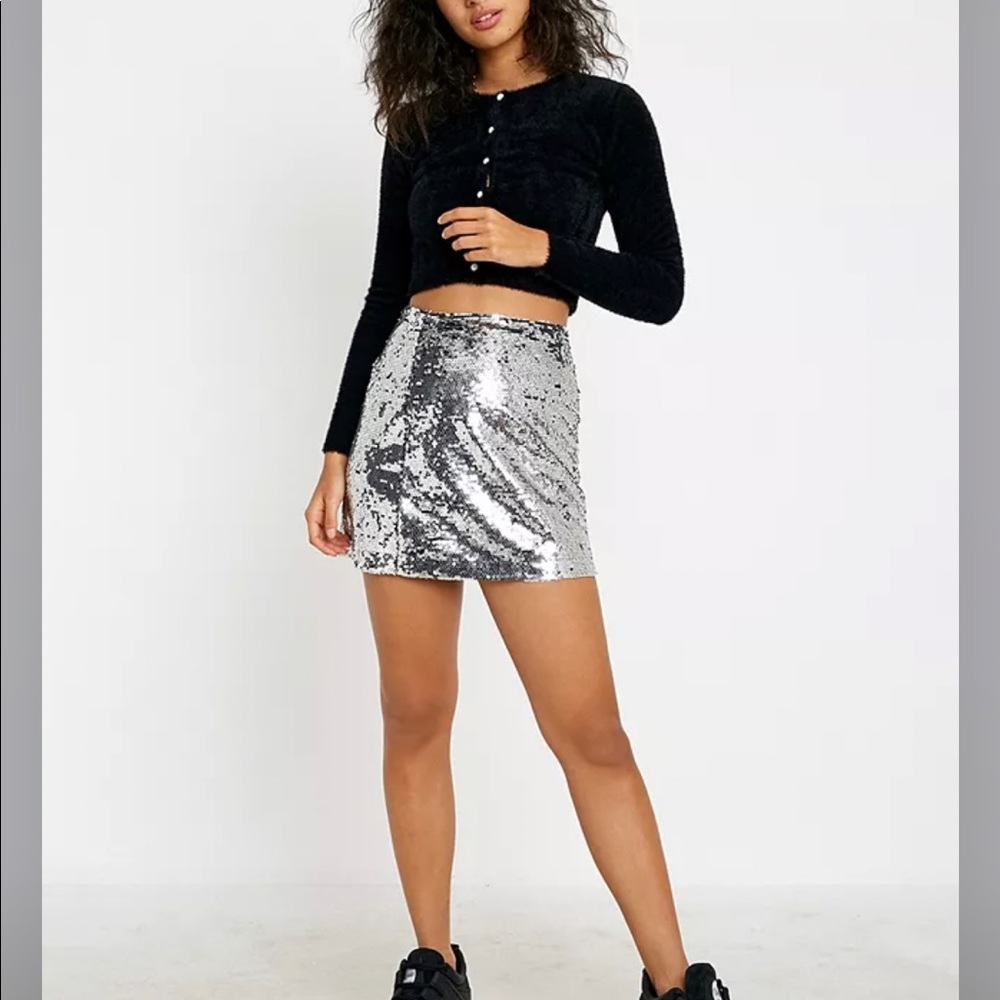 Urban outfitters sequin skirt